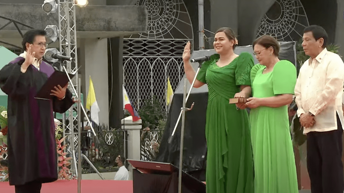 Sara Duterte takes oath as the Philippines' 15th Vice President